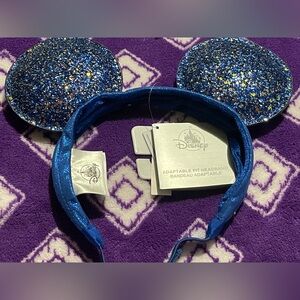 Disney Velcro Mickey Ears Headband NWT